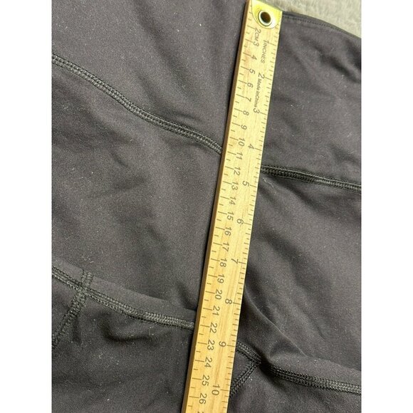 90 Degree By Reflex Women's Small Black Stretch Mid-Rise Biker Shorts - Picture 7 of 7